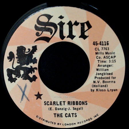 The Cats - Scarlet Ribbons / Blue Horizon side A