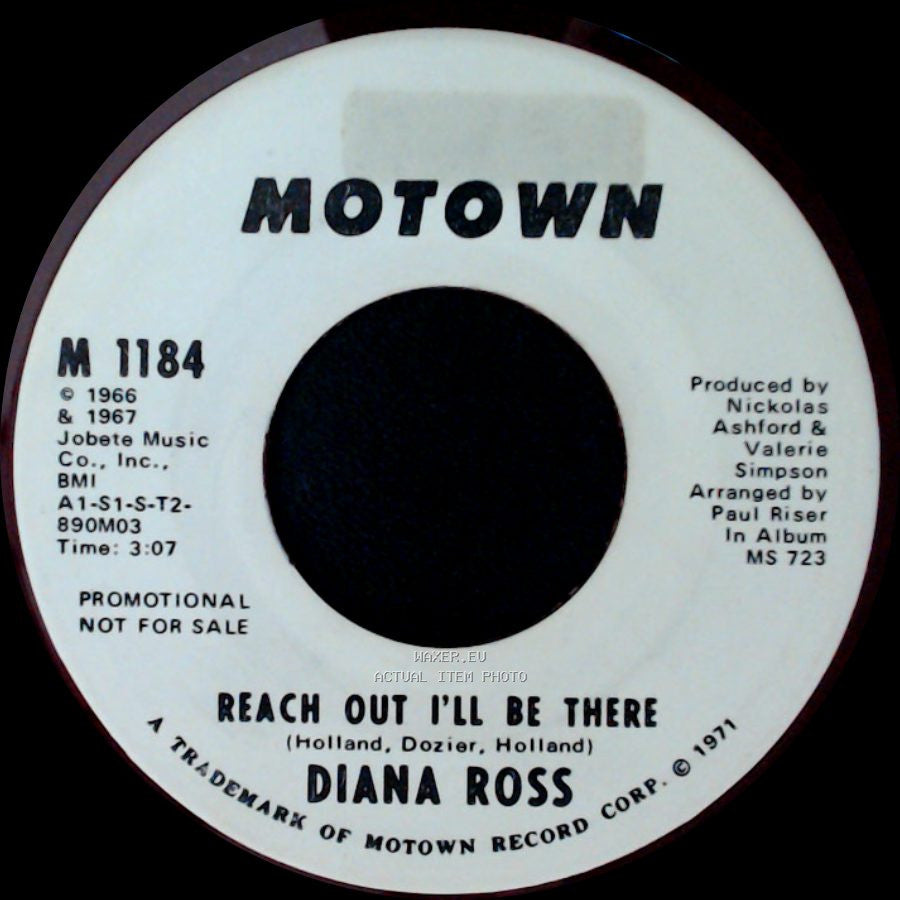 Diana Ross - Reach Out I'll Be There / Reach Out I'll Be There side A