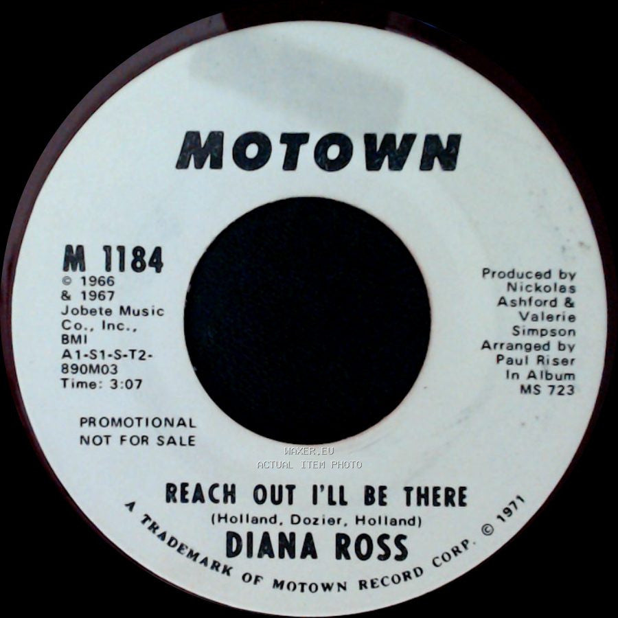Diana Ross - Reach Out I'll Be There / Reach Out I'll Be There side B