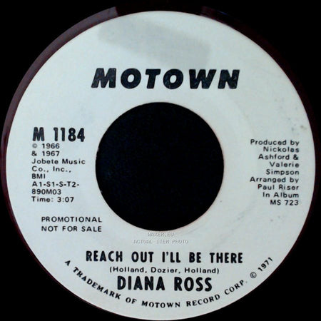 Diana Ross - Reach Out I'll Be There / Reach Out I'll Be There side B