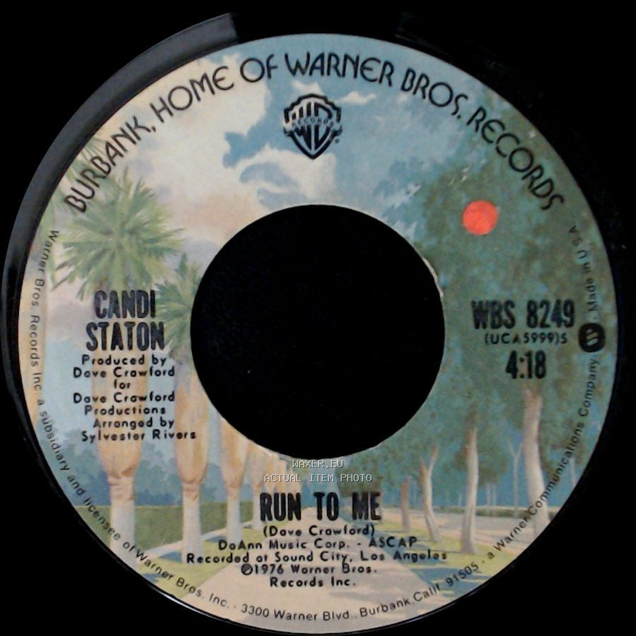 Candi Staton - Run To Me / What A Feeling side A