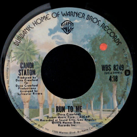 Candi Staton - Run To Me / What A Feeling side A