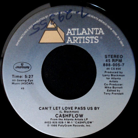 Cashflow - Can't Let Love Pass Us By / Reach Out side A