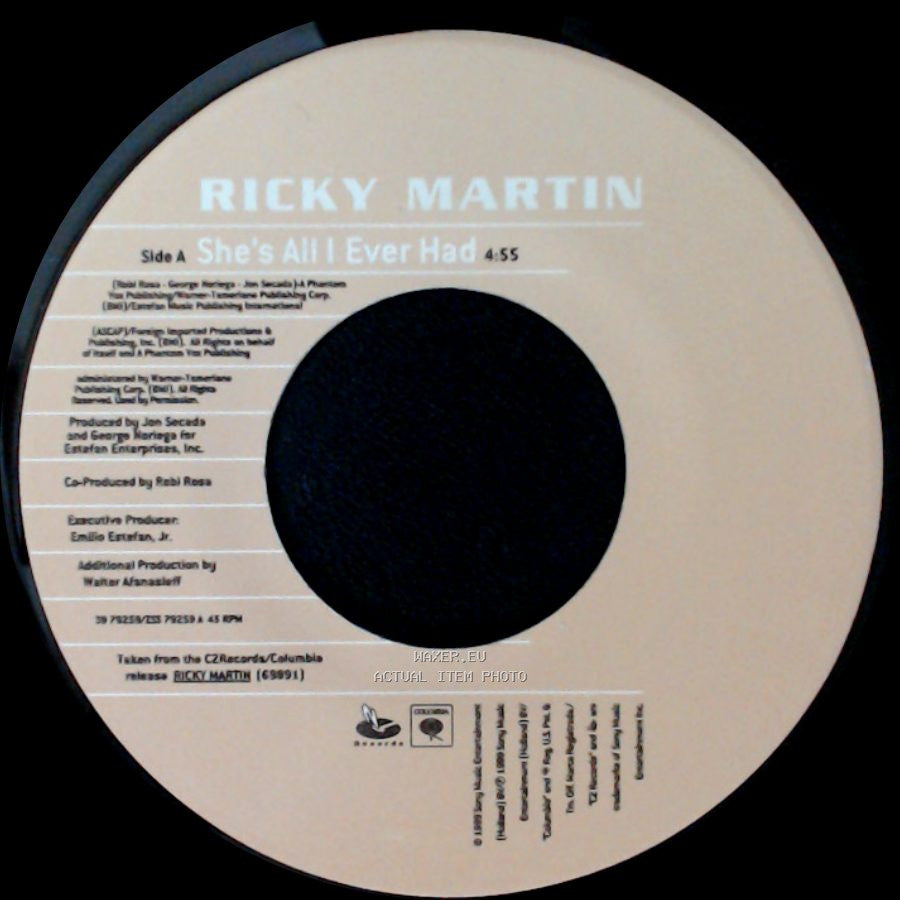 Ricky Martin - She's All I Ever Had / Bella (She's All I Ever Had) side A