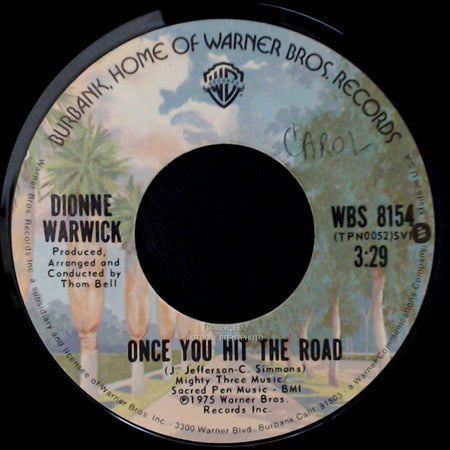 Dionne Warwick - Once You Hit The Road / World Of My Dreams side A