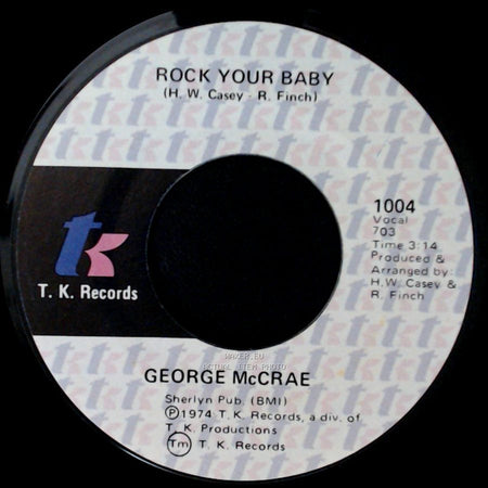 George Mccrae - Rock Your Baby / Rock Your Baby Pt. 2 side A