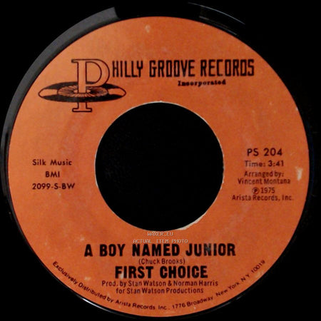 First Choice - Love Freeze / A Boy Named Junior side B