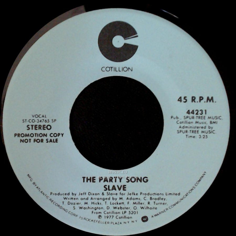 Slave - The Party Song / The Party Song side A