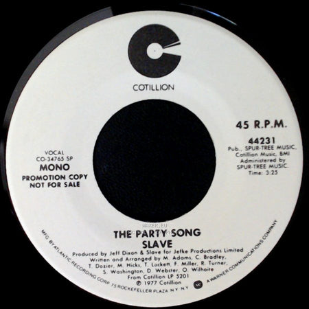 Slave - The Party Song / The Party Song side B