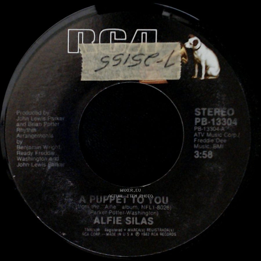Alfie Silas - A Puppet To You (Instrumental) / A Puppet To You side B