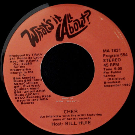 Cher / Frankie Valli - An Interview With The Artist Featuring Some Of Her Hit Records / An Interview With The Artist Featuring Some Of His Hit Records side A