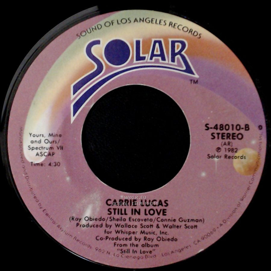 Carrie Lucas - Show Me Where You're Coming From / Still In Love side B