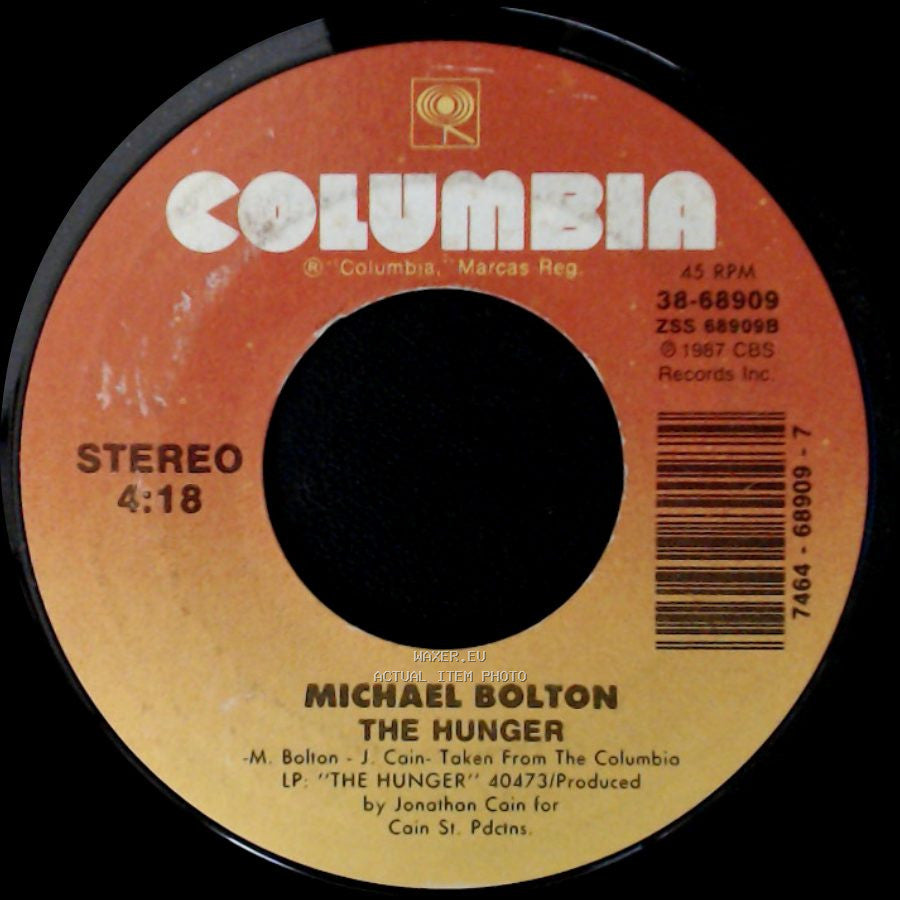 Michael Bolton - Soul Provider / The Hunger side B