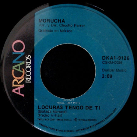 Morucha - Locuras Tengo De Ti / Este Presentimiento side A
