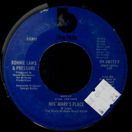 Ronnie Laws & Pressure - Momma / Mis' Mary's Place side B