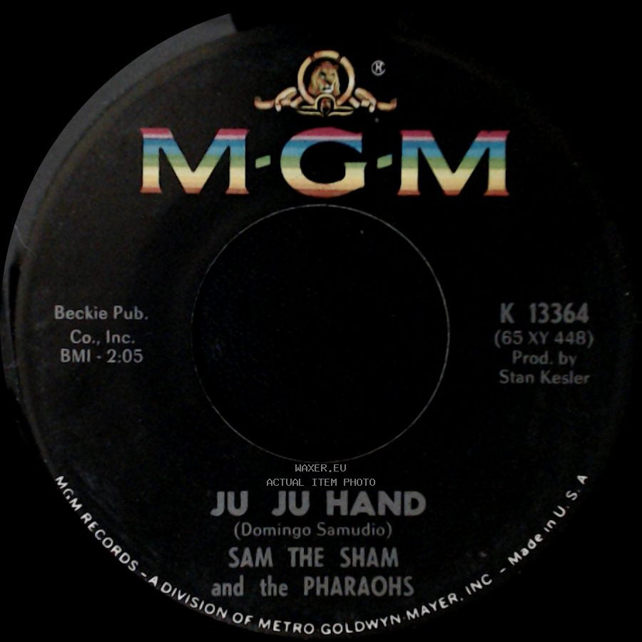 Sam The Sham And The Pharaohs - Ju Ju Hand / Big City Lights side A