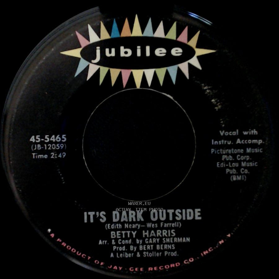 Betty Harris - It's Dark Outside / His Kiss side A
