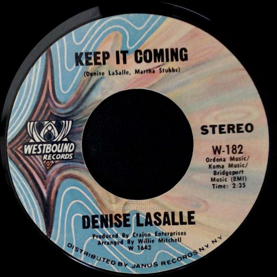 Denise Lasalle - Trapped By A Thing Called Love / Keep It Coming side B