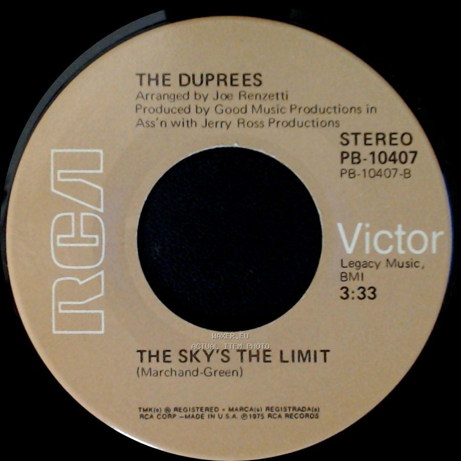 The Duprees - The Sky's The Limit / Delicious side A