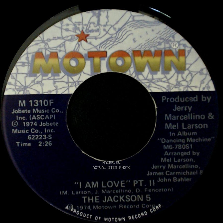 The Jackson 5 - I Am Love / I Am Love Pt. Ii side B
