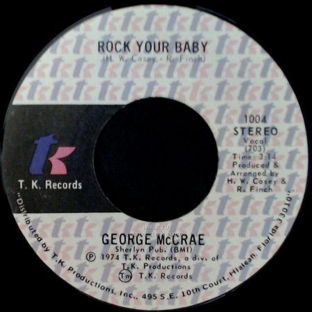 George Mccrae - Rock Your Baby / Rock Your Baby Pt. 2 side B