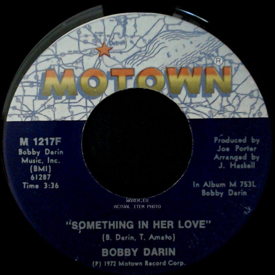 Bobby Darin - Something In Her Love / Happy side A