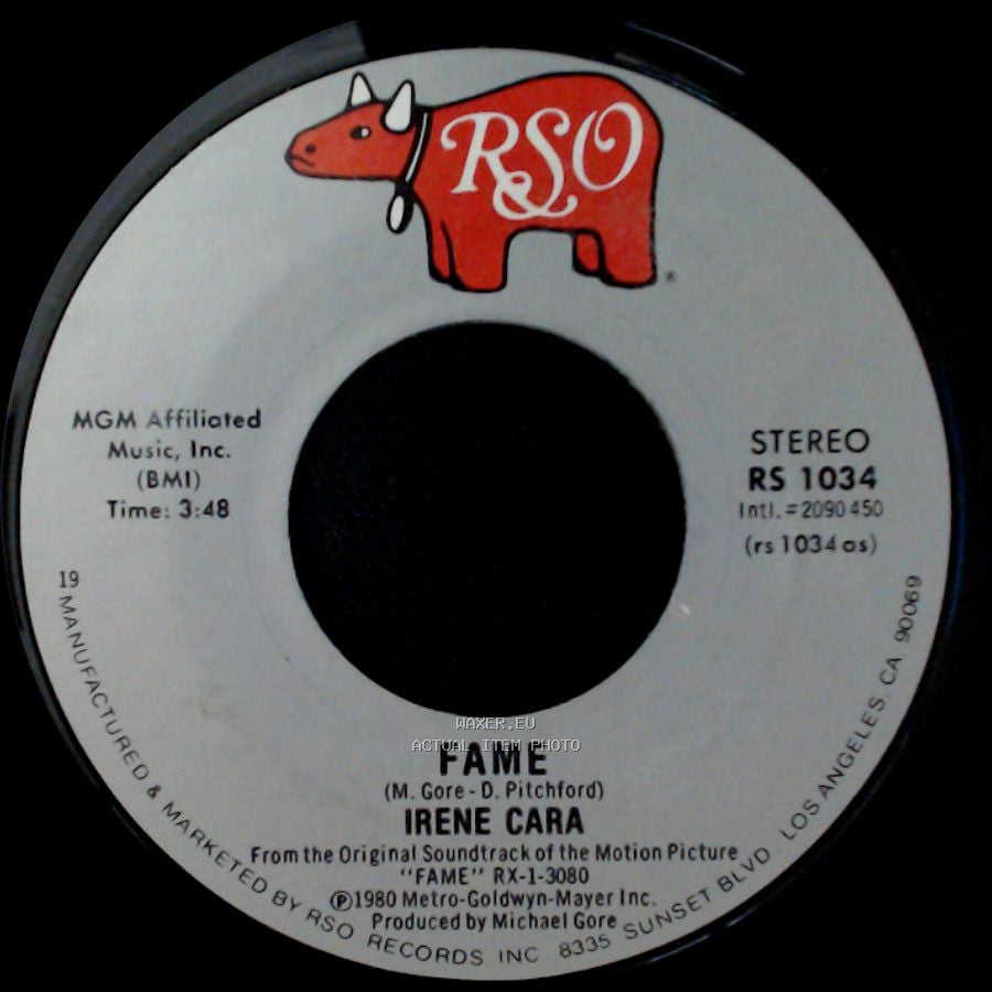 Irene Cara / Contemporary Gospel Chorus, The High School Of Music And Art - Fame / Never Alone side A