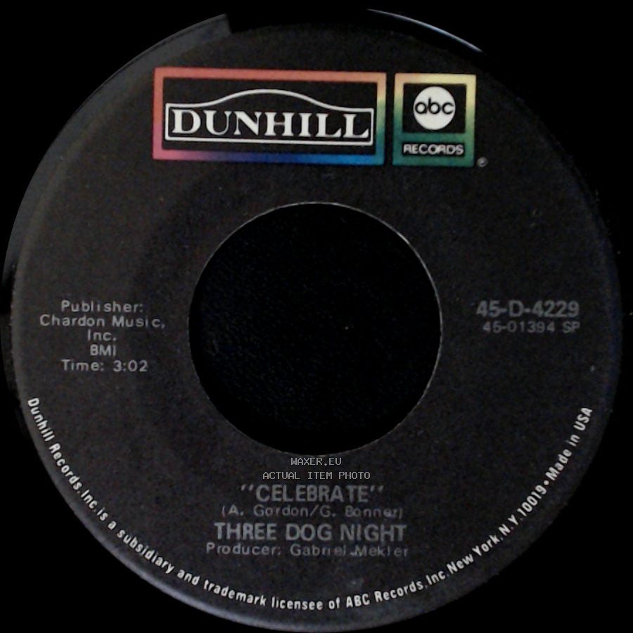 Three Dog Night - Celebrate / Feeling Alright side A
