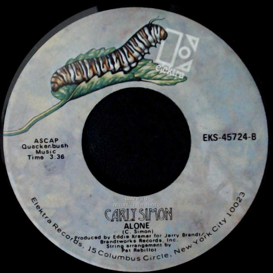 Carly Simon - Alone / That's The Way I've Always Heard It Should Be side A
