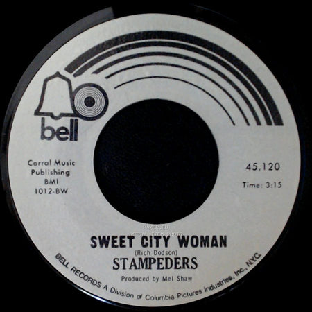 Stampeders - Sweet City Woman / Gator Road side A