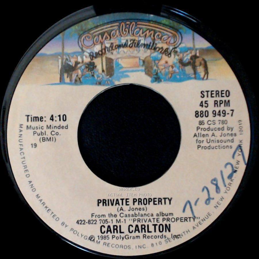 Carl Carlton - Private Property / Mama's Boy side A