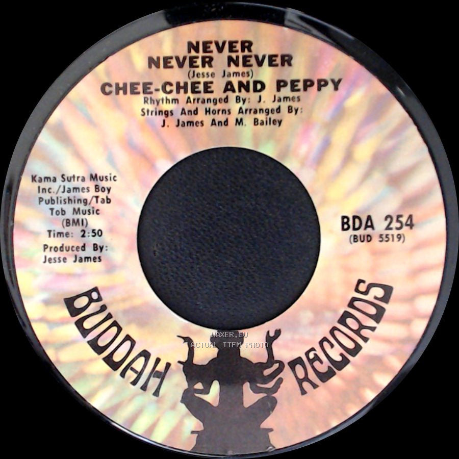 Chee-Chee And Peppy - Never Never Never / Loving You Really Comes Easy side A