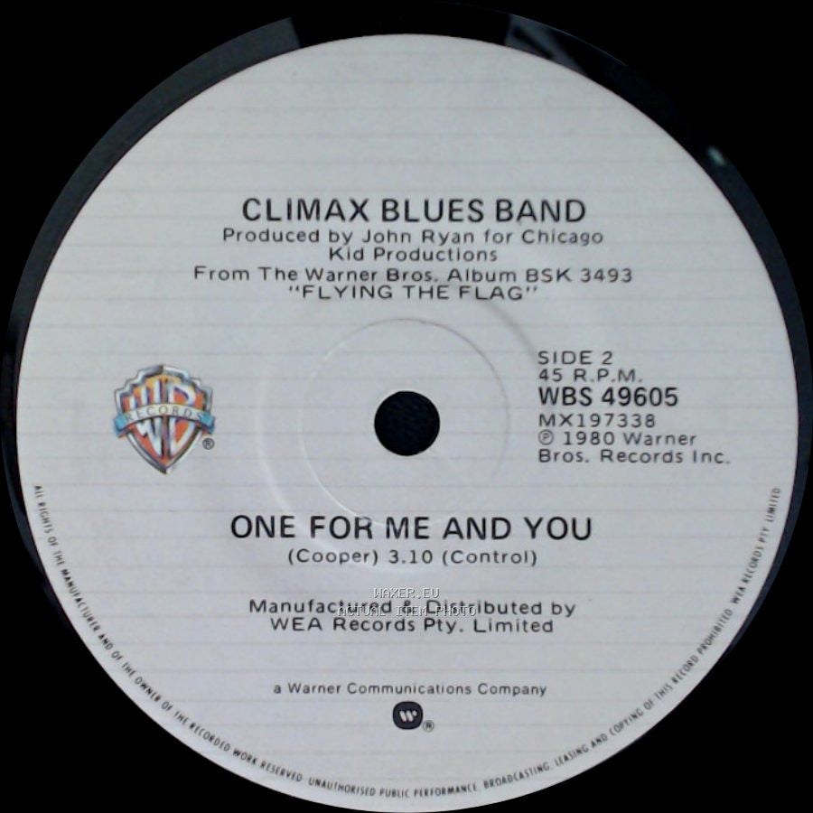 Climax Blues Band - Gotta Have More Love / One For Me And You side B