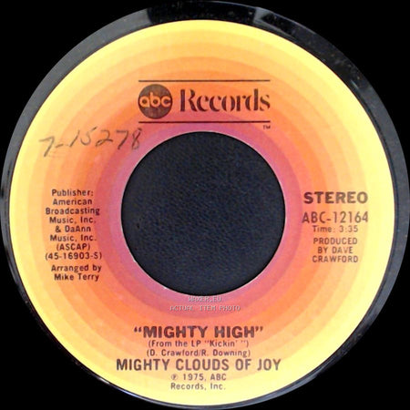 Mighty Clouds Of Joy - Mighty High / Touch My Soul side A