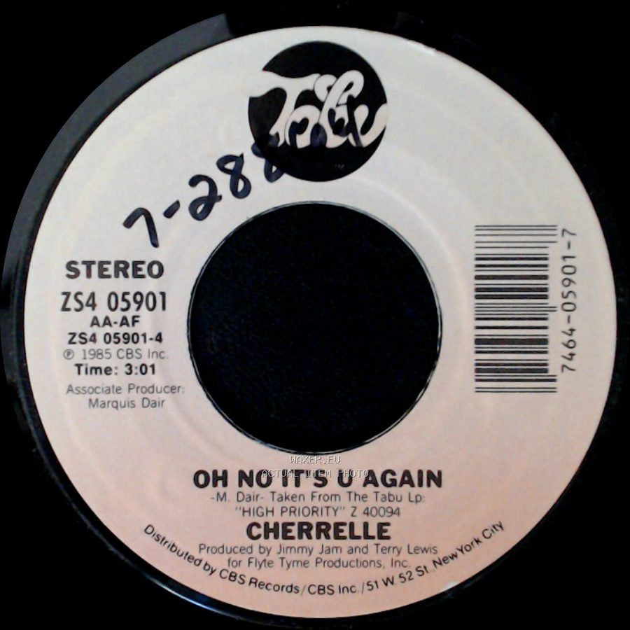 Cherrelle - Artificial Heart / Oh No It's U Again side B