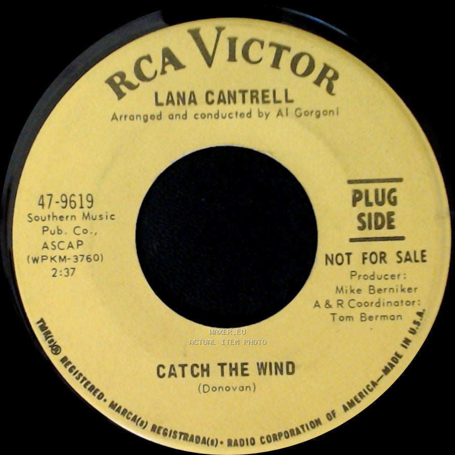 Lana Cantrell - The Good Times We Had / Catch The Wind side B