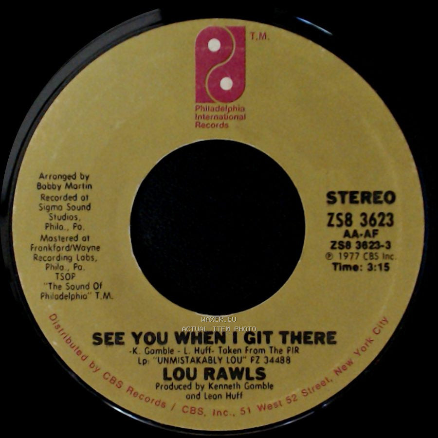 Lou Rawls - See You When I Git There / Spring Again side A