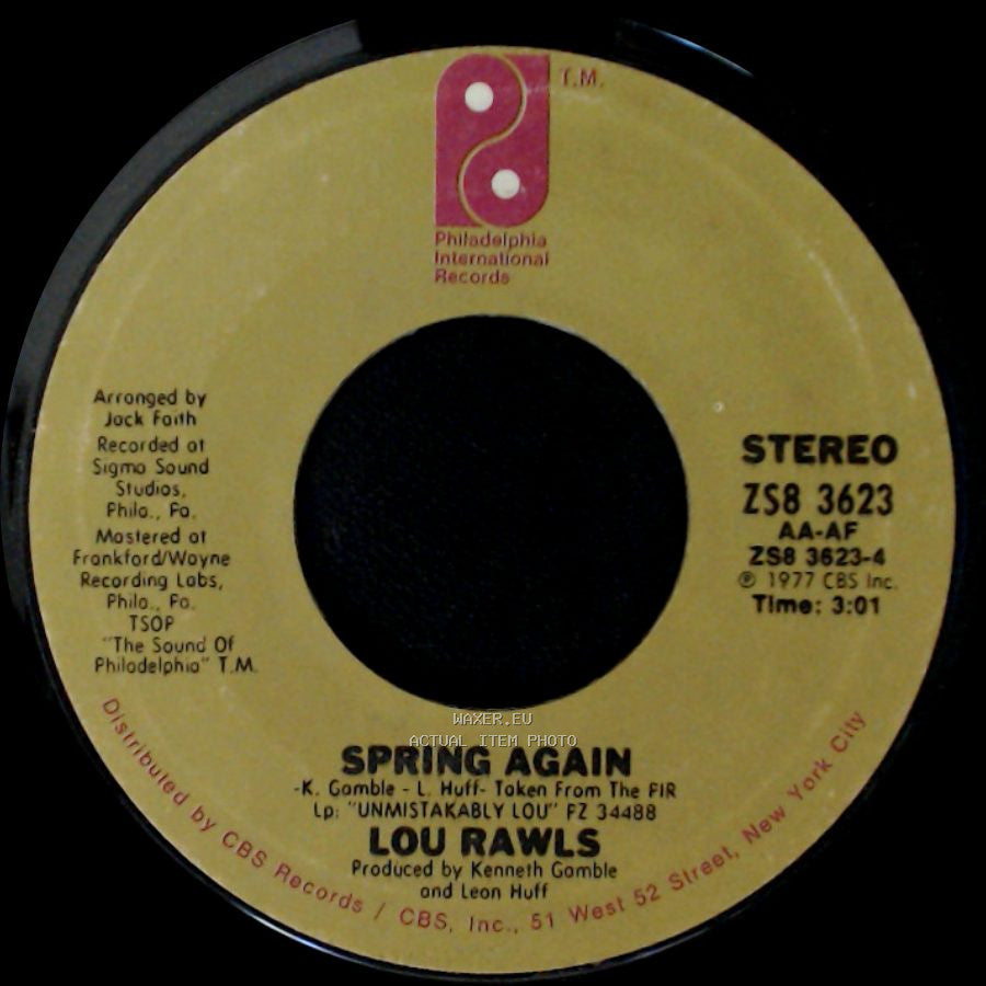 Lou Rawls - See You When I Git There / Spring Again side B