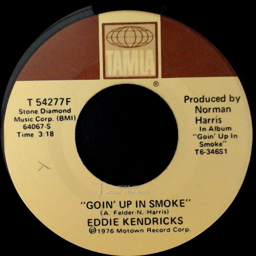 Eddie Kendricks - Thanks For The Memories / Goin' Up In Smoke side B