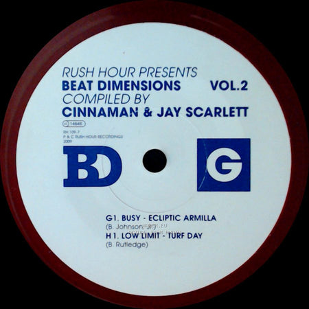 Cinnaman & Jay Scarlett - Rush Hour Presents Beat Dimensions Vol. 2 / Beat side A