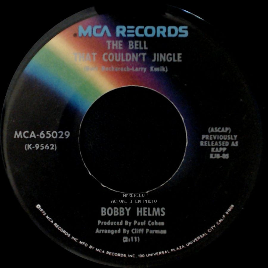 Bobby Helms - The Bell That Couldn't Jingle / Jingle Bell Rock side A