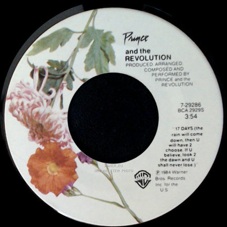 Prince / Prince And The Revolution - When Doves Cry / Unknown Title B side B