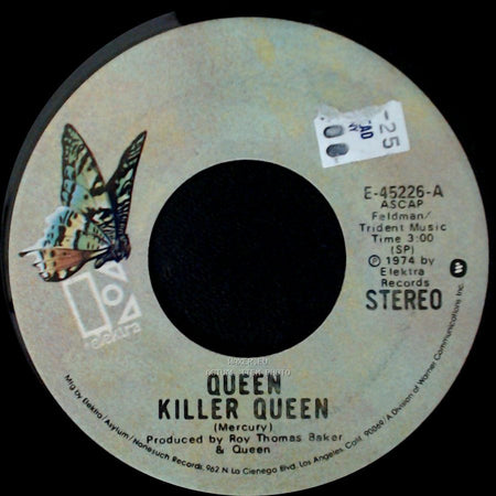 Queen - Flick Of The Wrist / Killer Queen side B