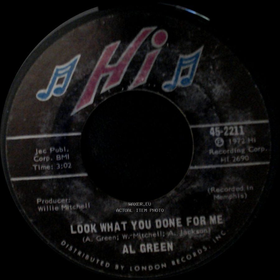 Al Green - Look What You Done For Me / La-La For You side A