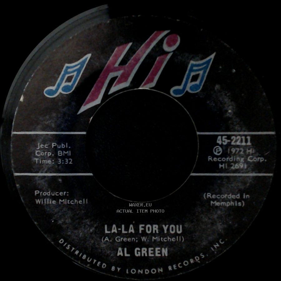 Al Green - Look What You Done For Me / La-La For You side B