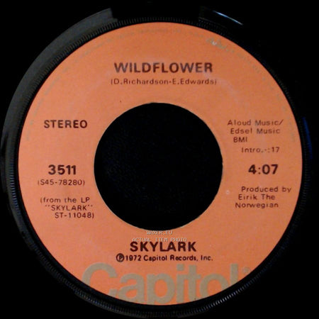 Skylark - Wildflower / The Writing's On The Wall side A