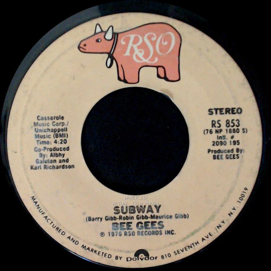 Bee Gees - You Should Be Dancing / Subway side B