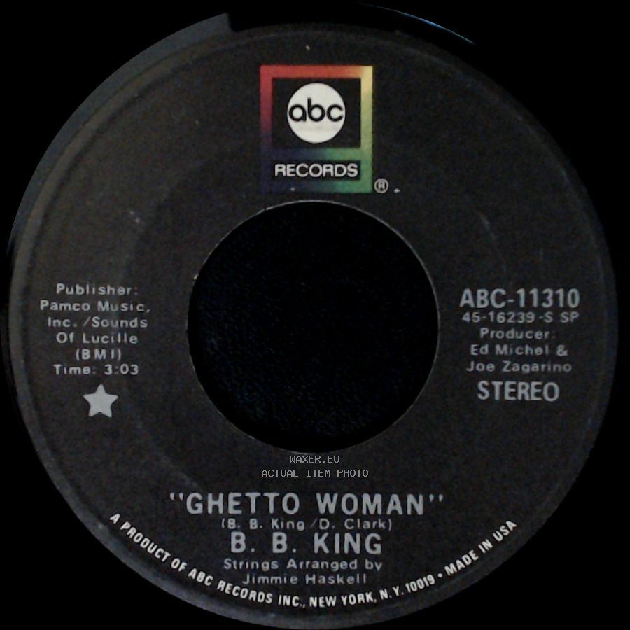 B. B. King - Ghetto Woman / The Seven Minutes side A