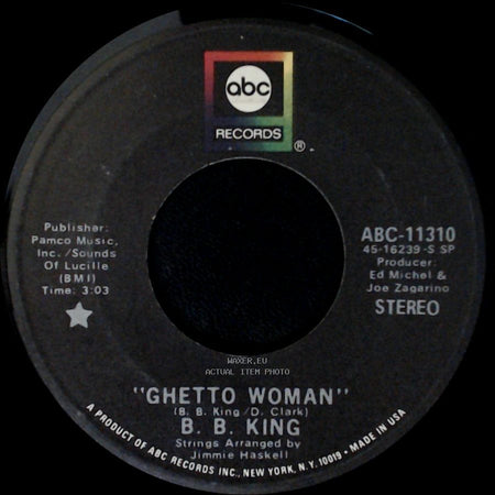 B. B. King - Ghetto Woman / The Seven Minutes side A