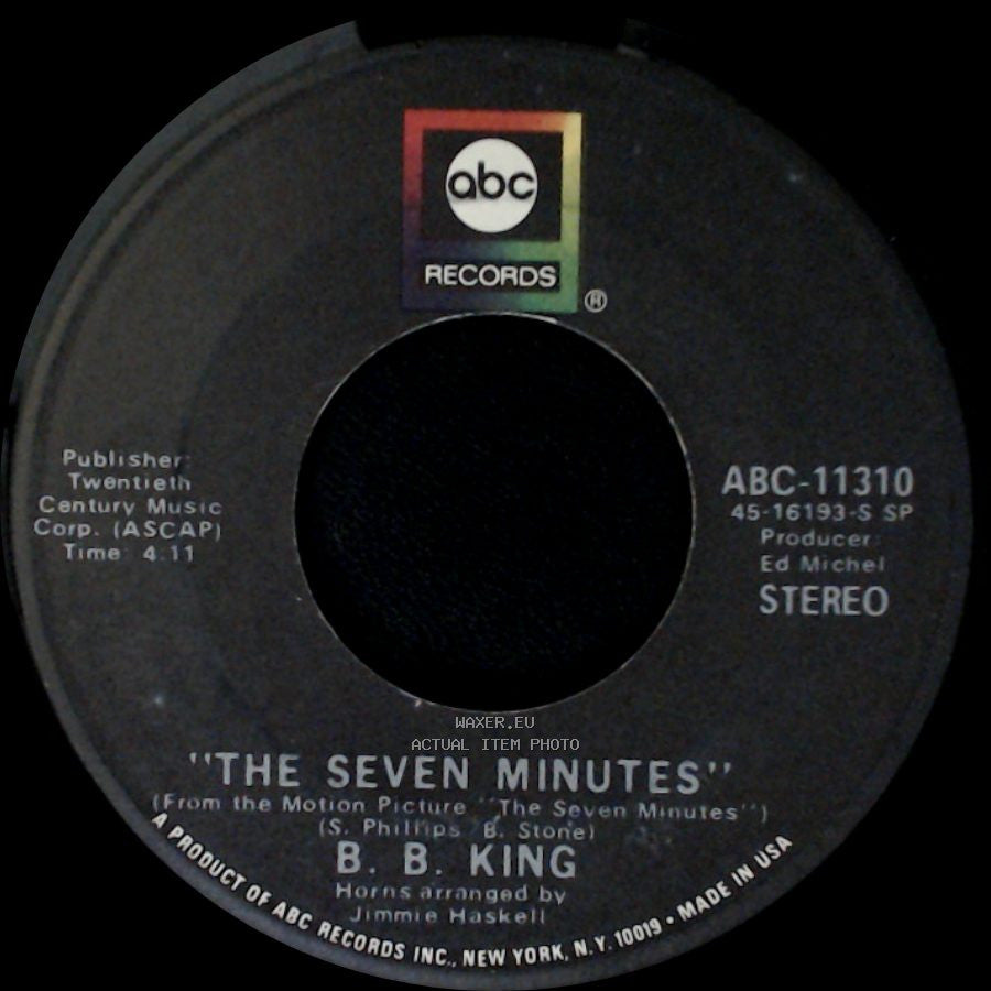 B. B. King - Ghetto Woman / The Seven Minutes side B